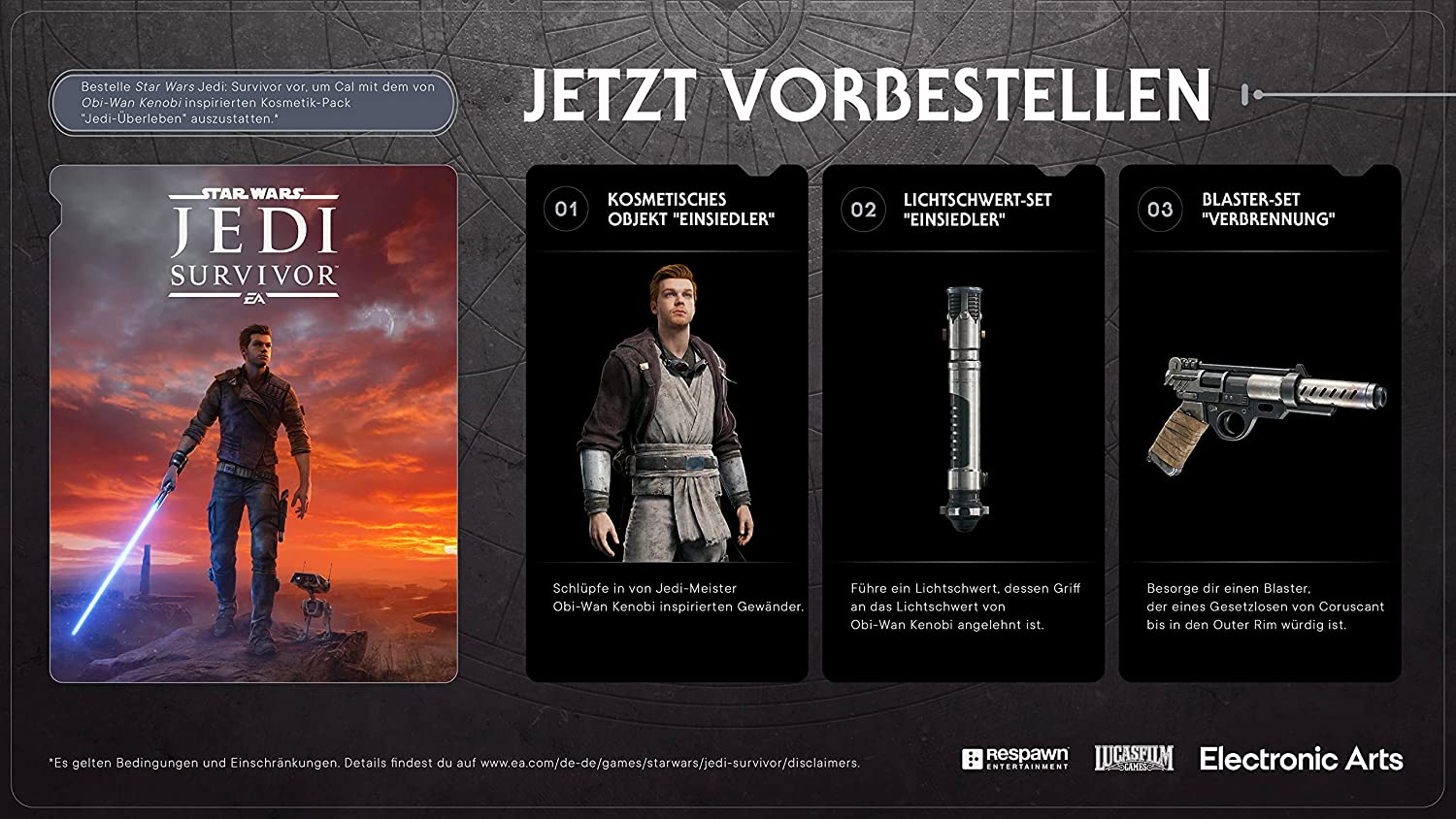 Star Wars Jedi: Survivor Deluxe Edition | PS5 | VideoGame | Deutsch PlayStation 5 Deluxe