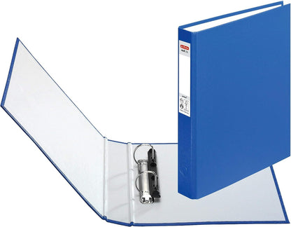 Herlitz max. File Protect A5 Ring Binder – 1 x 2 Ring Mechanism 25 mm Filling Height – Blue Blue