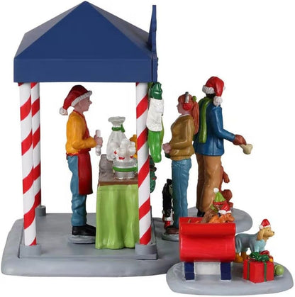 Lemax Village Collection Santa Claws & Paws, Set of 3
