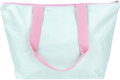 CERDÁ LIFE'S LITTLE MOMENTS Minnie Mouse Beach Bag - Zip Closure - 47 x 33 x 15 cm - Canvas Bag with Long Handles - Design Printed on Canvas - Original Product Designed in Spain