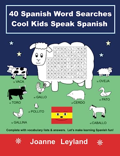 40 Spanish Word Searches Cool Kids Speak Spanish