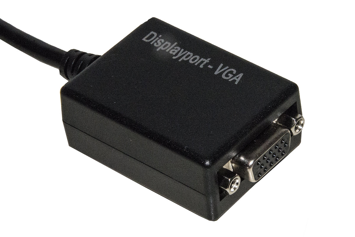Link Accessori LKADAT19 video cable adapter 0.15 m VGA (D-Sub) DisplayPort Black