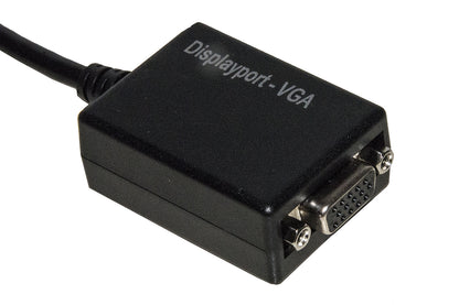 Link Accessori LKADAT19 video cable adapter 0.15 m VGA (D-Sub) DisplayPort Black
