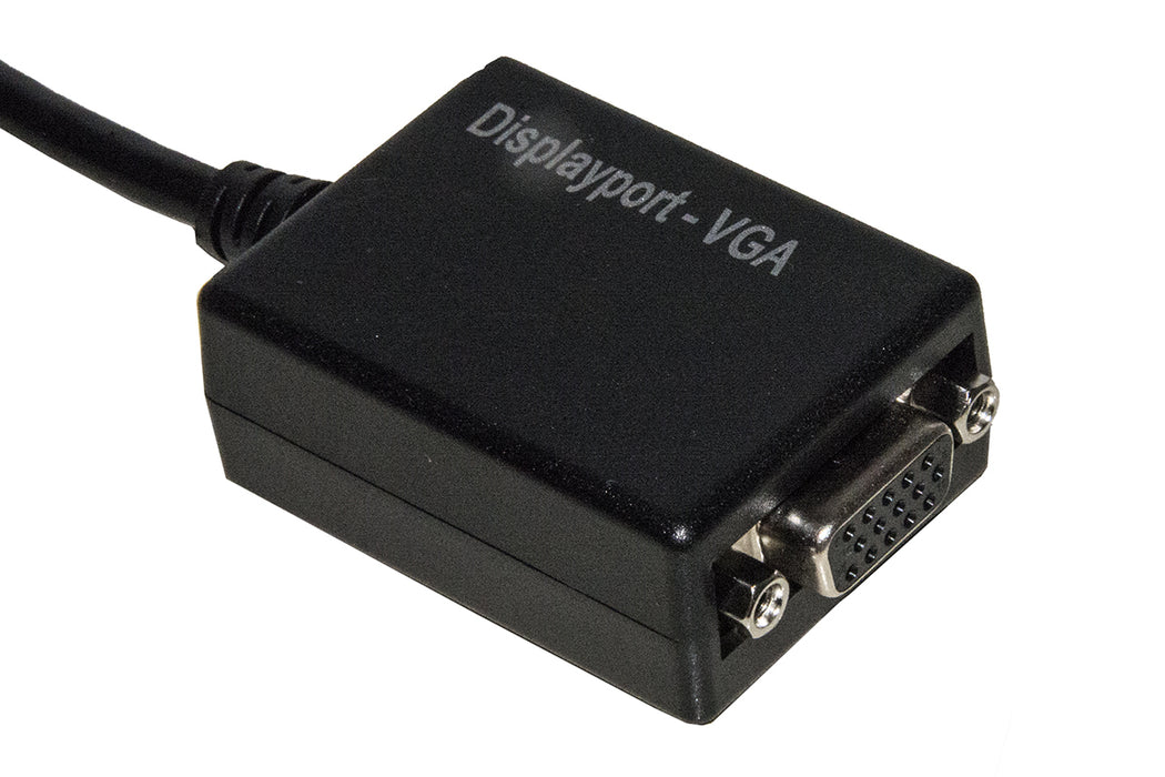 Link Accessori LKADAT19 video cable adapter 0.15 m VGA (D-Sub) DisplayPort Black