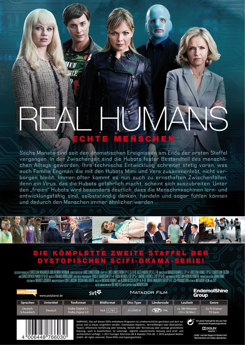 Real Humans - Echte Menschen, Die komplette zweite Staffel [4 DVDs]