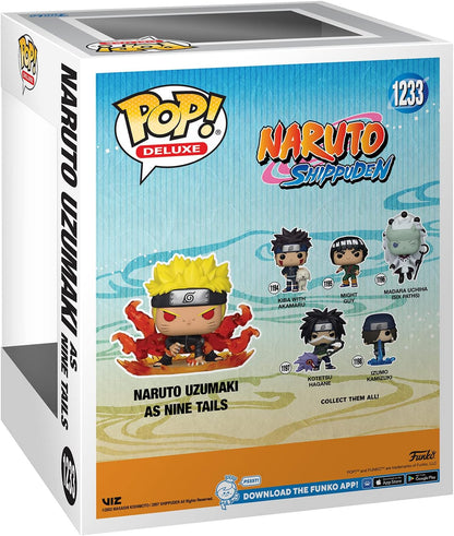 Funko POP! Deluxe: Naruto Uzumaki - Naruto Uzumaki As Nine Tails - Amazon Exclusive - Collectable Vinyl Figure - Gift Idea - Official Merchandise - Toys For Kids & Adults - Anime Fans