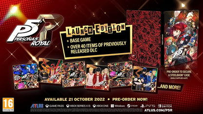 Persona 5 Royal Launch Edition PS5 Playstation 5 SteelBook Edition