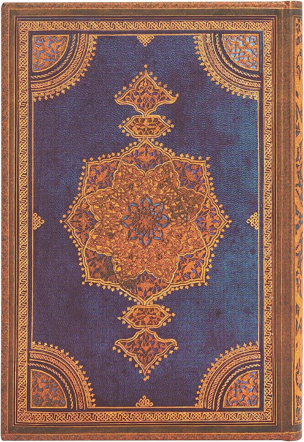 Safavid Indigo (Safavid Binding Art) Mini 18-month Dayplanner 2024