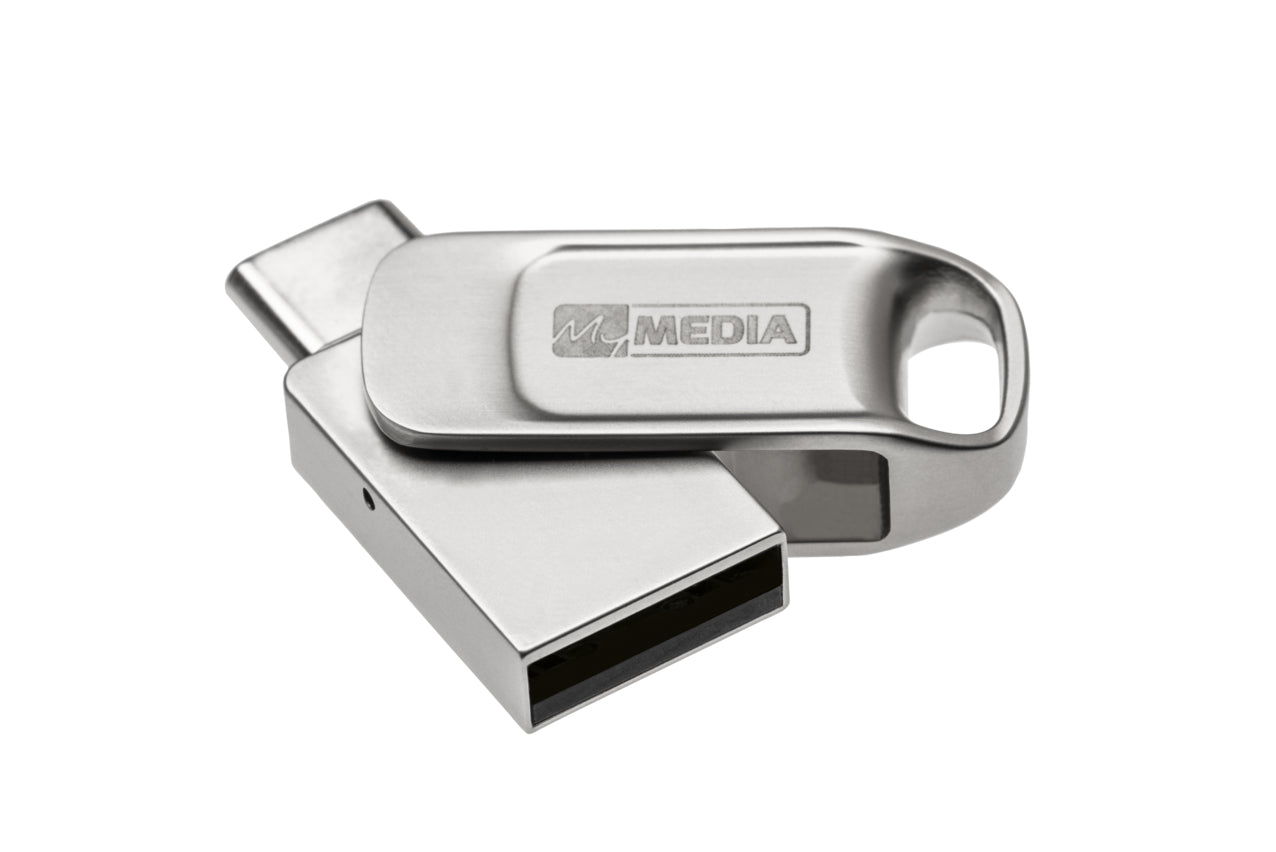 Verbatim USB 2.0 OTG Stick 16GB Type A-C My Dual Silver