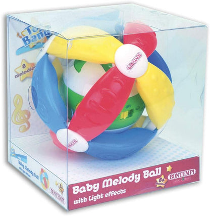 Bontempi 70 2225 - Baby Palla Musicale, 8 Melodie Preregistrate, Effetti Sonori