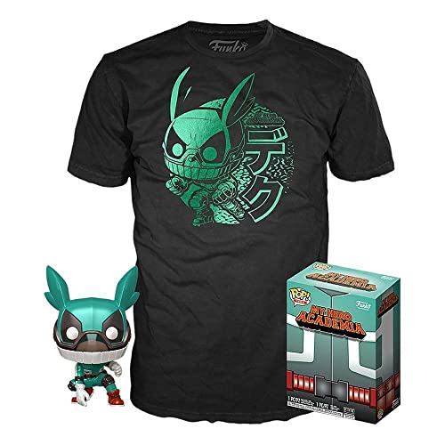 Funko my hero academia - booble head pop n° xx- deku w/helmet + t-shirt (m