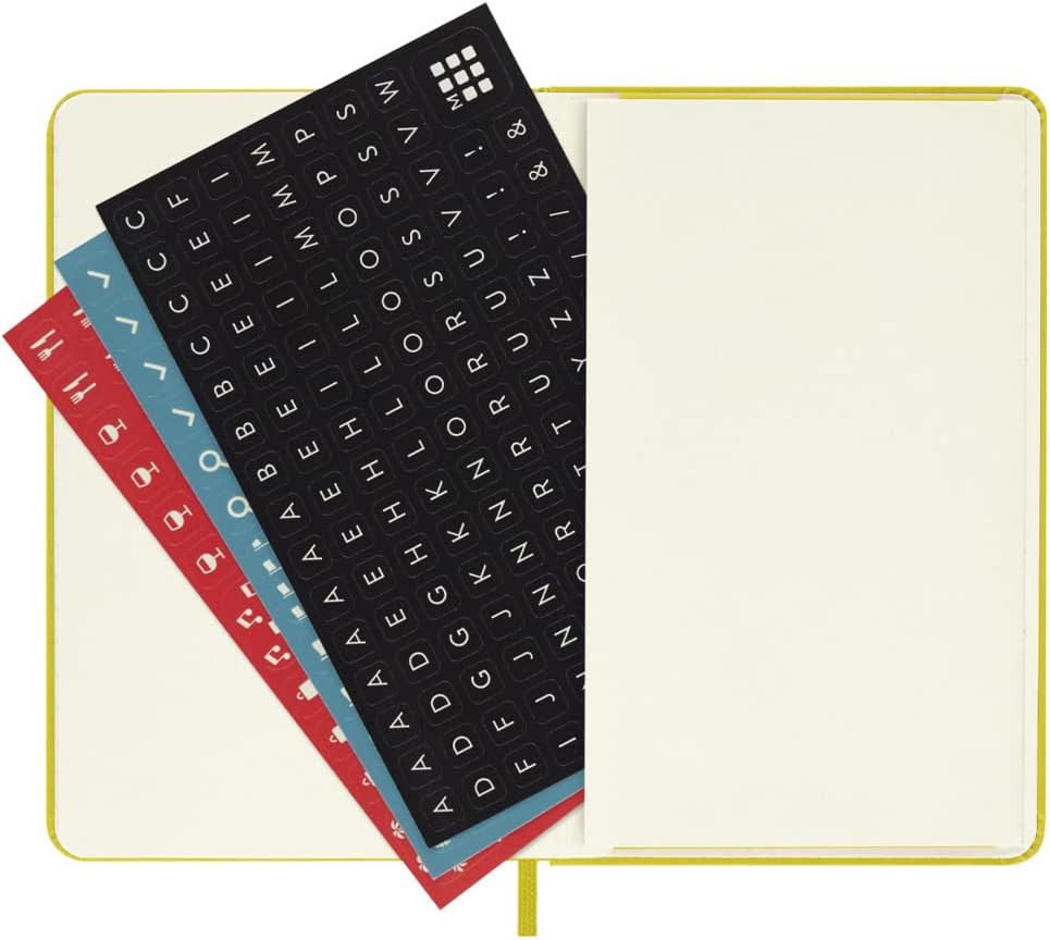 Moleskine Weekly Planner 2023, 12-Month Weekly Diary, Weekly Planner and Notebook, Hard Cover, Pocket Size 9 x 14 cm, Colour Hay Yellow Hard Pocket Hay Yellow
