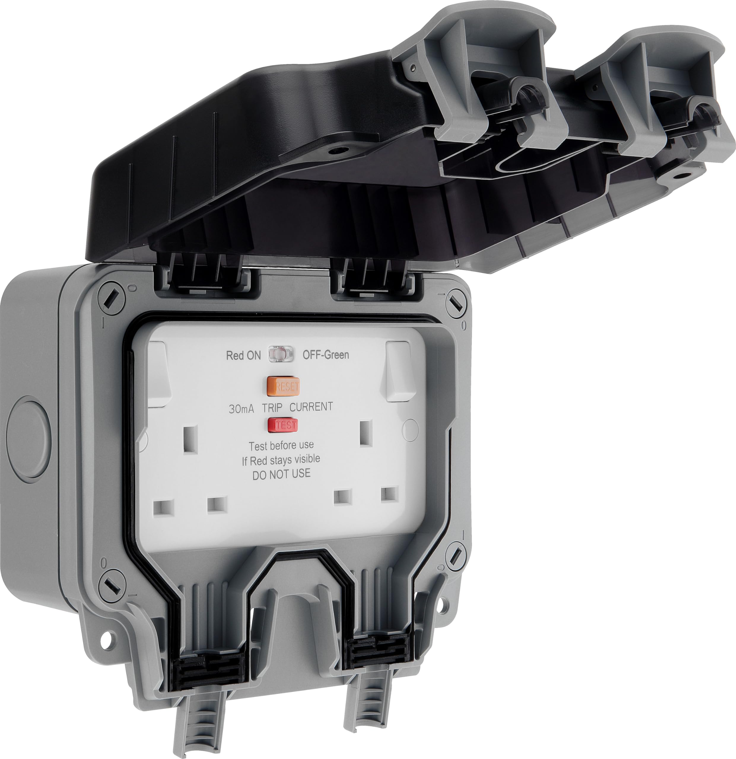 2G Ip66 Rcd Switched Skt