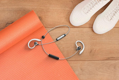 PHILIPS Wireless Headphones with Microphone/Sports and Fitness/Sweat Resistant, Heart Rate Monitor, Quick Charge, Integrated Buttons Sports Headphones TAA4205BK/00