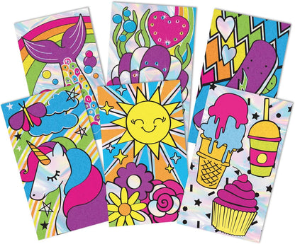 CRAYOLA 04-1175 Creations Colour Sand Poster Set for Creative Activity and Gift for Girls Age 8+ Color Set with Sand
