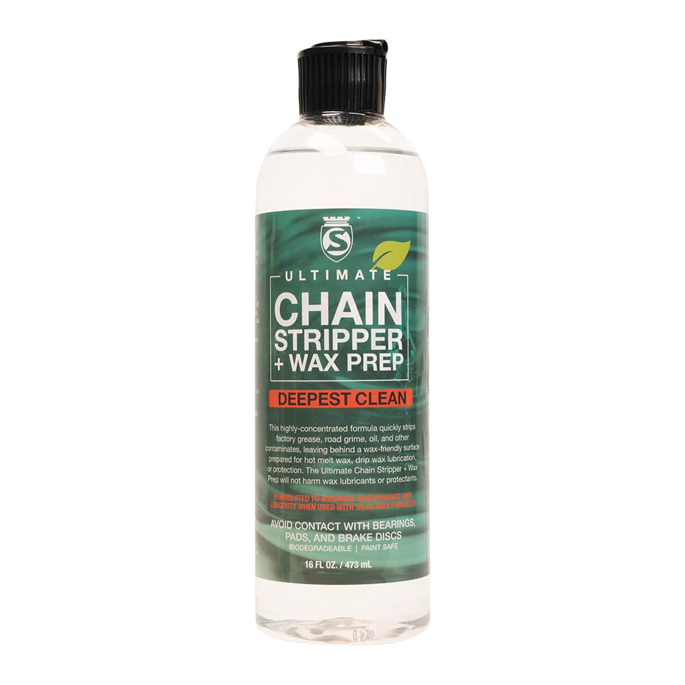 Silca Ultimate Chain Stripper and Wax Prep, Clear (454ml)