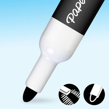 Paper Mate Low Odour Whiteboard Markers, Bullet Tip, Assorted Ink Colours, 4 Count assorted colours 4 count bullet tip