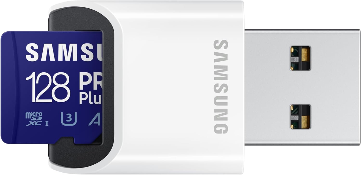 SAMSUNG Speicherkarte mit Lesegerat microSD PRO Pl