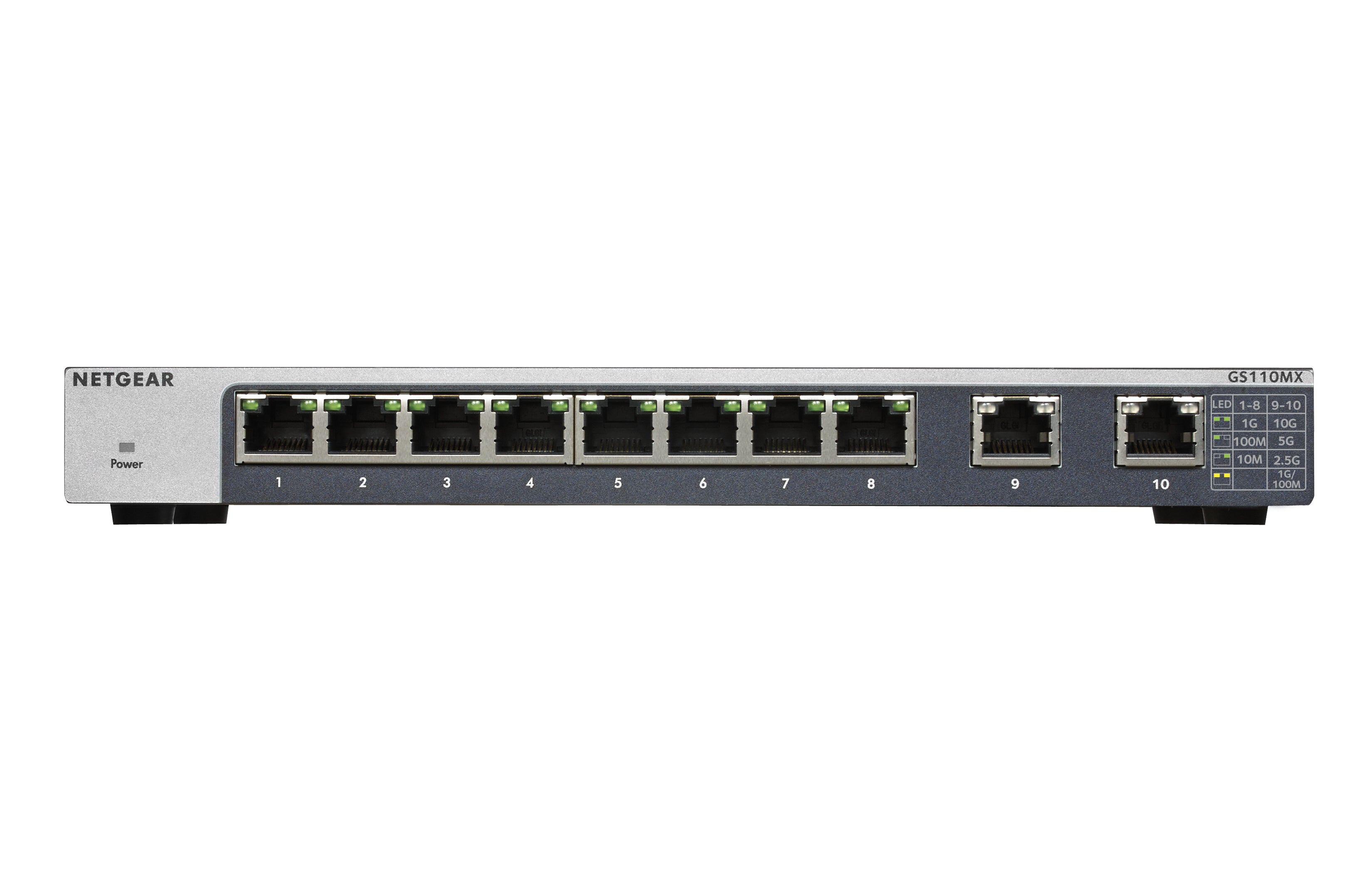 NETGEAR GS110MX Unmanaged L3 Gigabit Ethernet (10/100/1000) Black