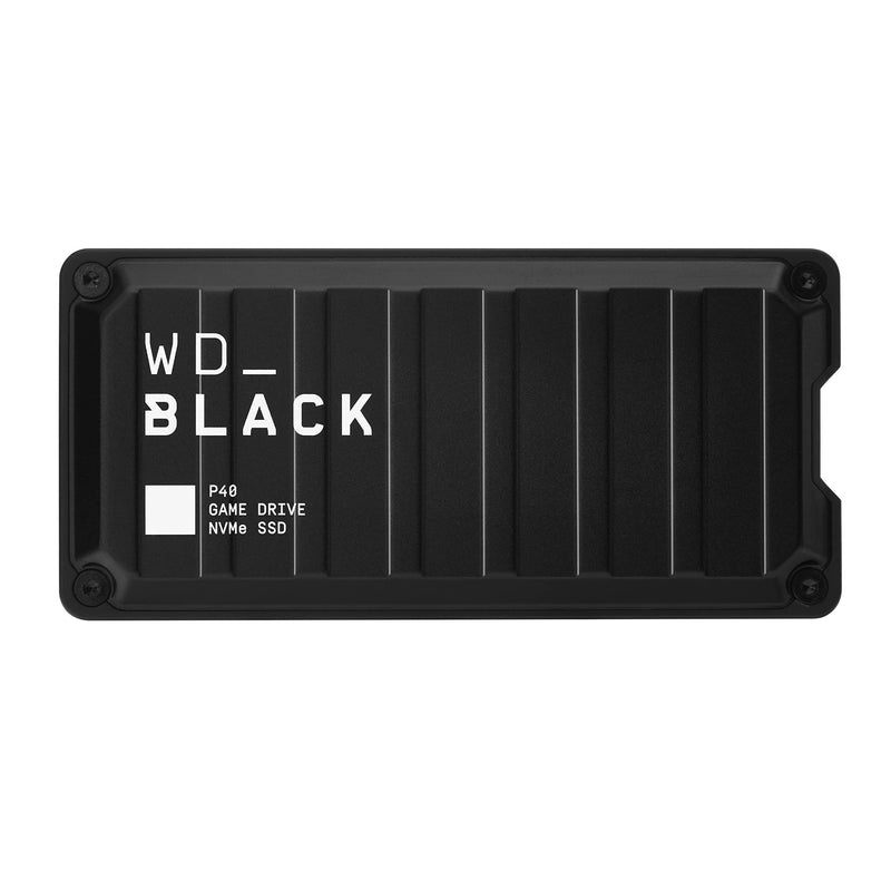 WD_BLACK 500GB P40 Game Drive SSD, External NVMe Solid State Drive up to 2000 MB/s, USB-C USB 3.2 Gen 2x2, Customizable RGB lighting works with Playstation, Xbox, PC, & Mac Portable SSD 500GB Console or PC