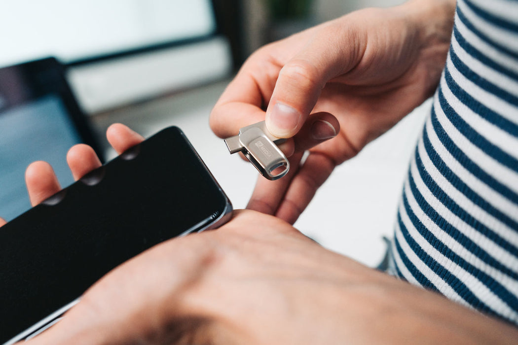 Verbatim USB 2.0 OTG Stick 16GB Type A-C My Dual Silver