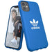 adidas Originals Compatible with iPhone 11 Case, Protective Moulded TPU Phone Cover – Blue