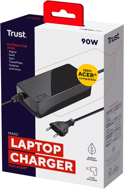 Trust CHARGEUR ORDNIATEUR 90W POUR ACER MAXO