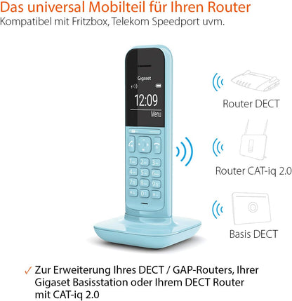 Gigaset CL390HX Zusatz-Mobilteil purist blue