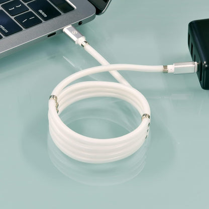 Celly USBCLIGHTMAGWH USB-C to Lightning Cable, Magnetic, 1M, White