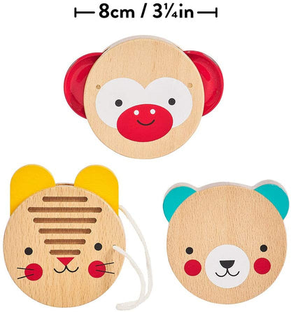 Petit Collage - Animal Friends Wooden Percussion Instruments