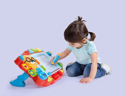 Clementoni 17741 Sing and Learning-Interactive Electronic Game for Children 18 Months, Educational Magnetic Numbers and Words, Talking Board in Italian, Multicoloured, 17741