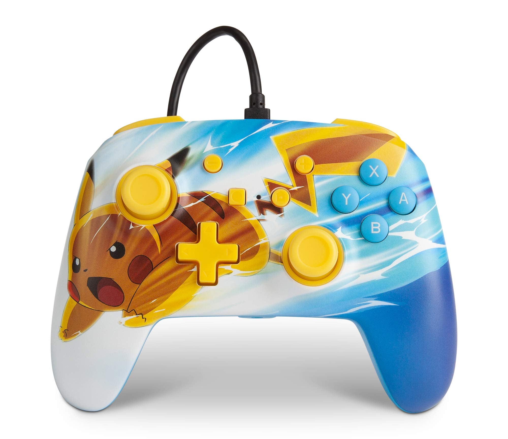 PowerA Pokémon Verbesserter kabelgebundener Controller für Nintendo Switch – Pikachu Charge Pokémon: Pikachu Charge