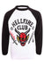 Stranger Things Christmas Jumper Hellfire Club Collage Unisex Ugly Sweater XL white