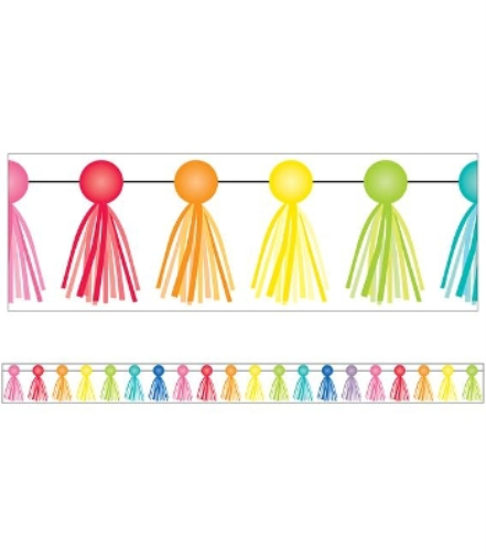 Hello Sunshine Tassel Straight Bulletin Board Borders