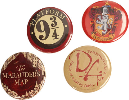 SD TOYS HARRY POTTER - Pack de 4 badges