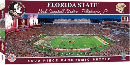 MasterPieces Florida State Seminoles 1000PC Panoramic Puzzle Florida State Seminoles Standard Packaging