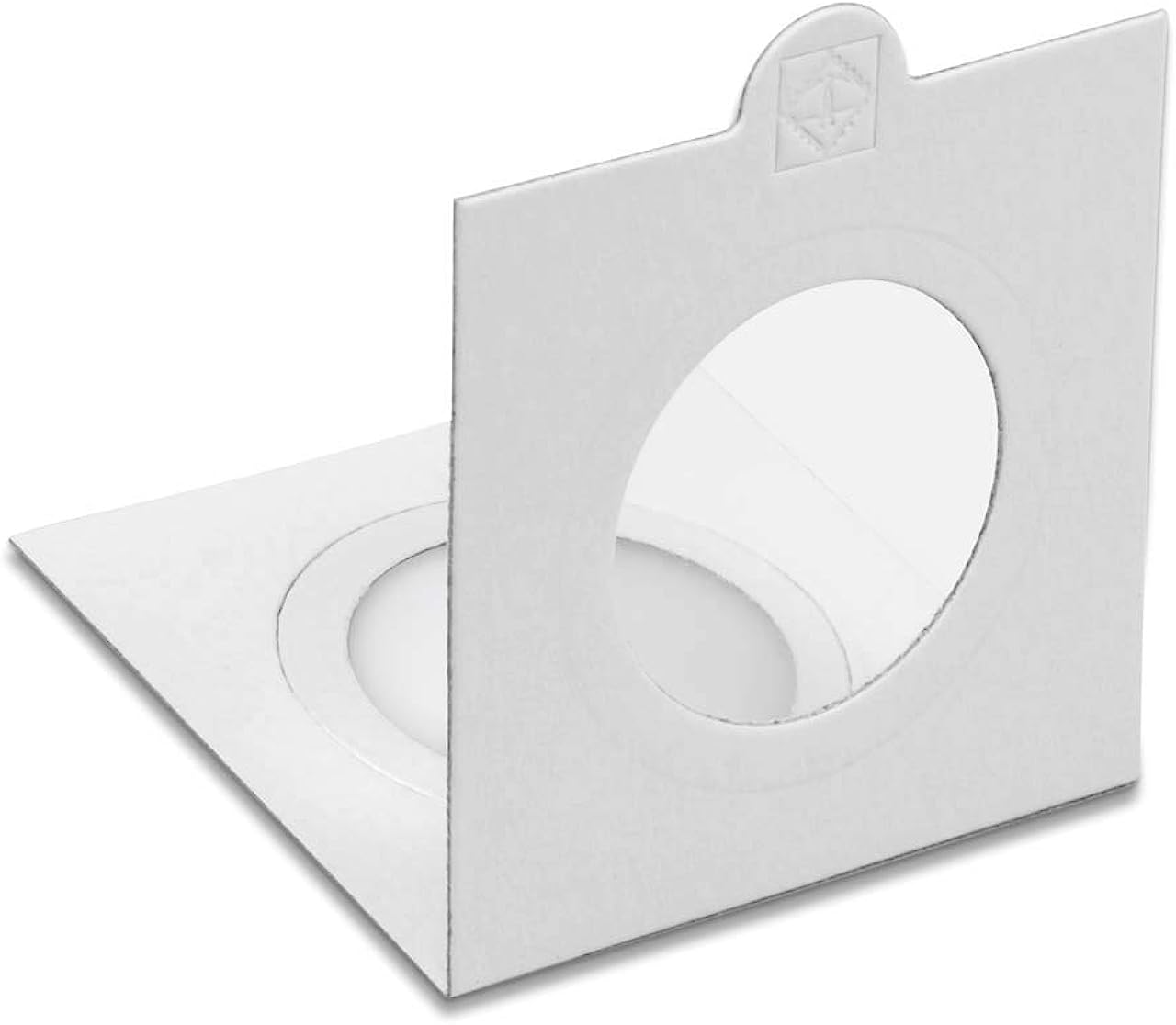 Individual Self-Adhesive Coin Holders Holds coins up to 27.5mm (pk of 25)