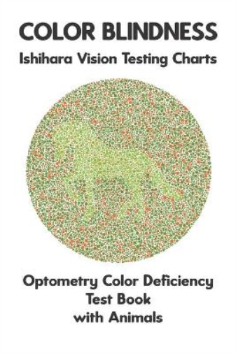 Color Blindness Ishihara Vision Testing Charts Optometry Color Deficiency Test Book With Animals