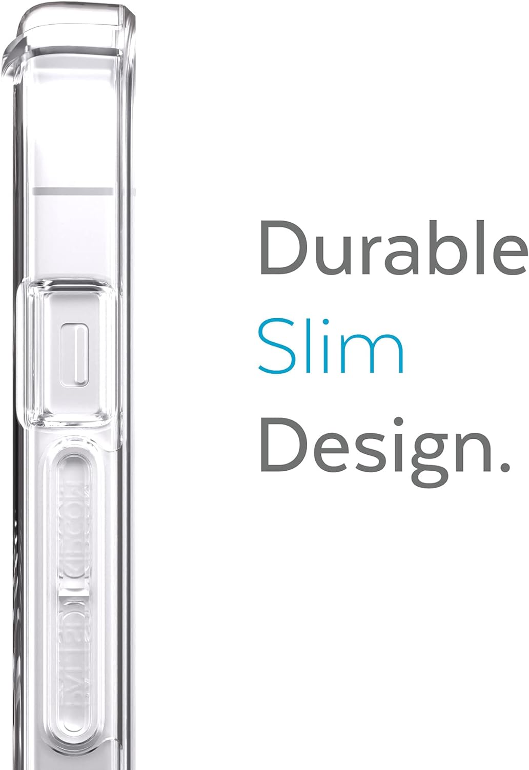 Speck Products Gemshell Clear + MagSafe iPhone 13 mini/iPhone 12 mini Case, Clear/Clear