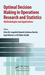 Optimal Decision Making in Operations Research and Statistics