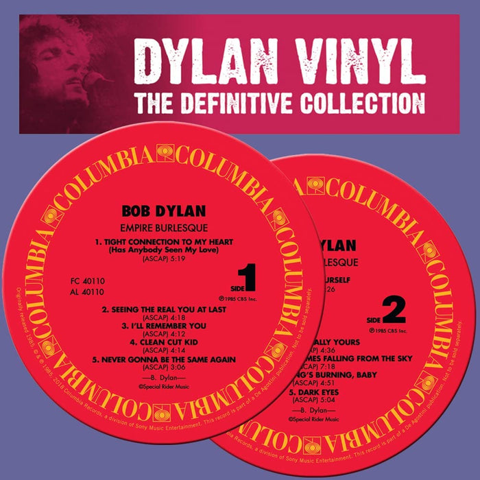 Dylan Vinyl The Definitive Collection - Part 25 - Empire Burlesque - Bob Dylan