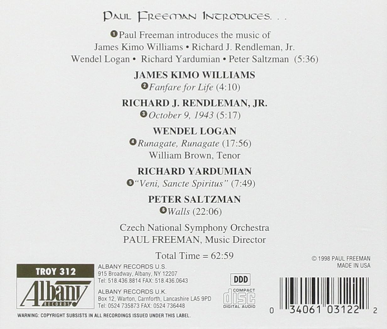 Paul Freeman Introduces American Orchestral Music