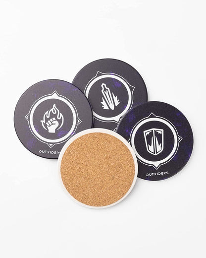 Outriders Coaster Set Class Icons