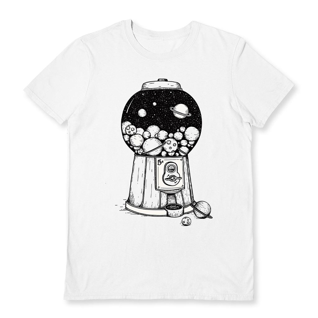 SPACEY GRACEY (SPACE GUMBALLS) WHITE UNISEX T-SHIRT