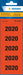 Herma Year Numbers Sticker 2020 (red) 60 x 26 mm 2020