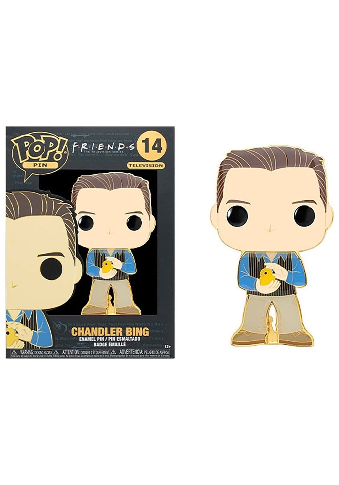FRIENDS - Pop Large Enamel Pin NÂ° 14 - Chandler D