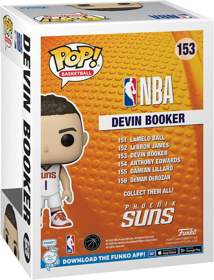 Funko POP! NBA: Suns - Devin Booker - Collectable Vinyl Figure - Gift Idea - Official Merchandise - Toys for Kids & Adults - Sports Fans - Model Figure for Collectors and Display