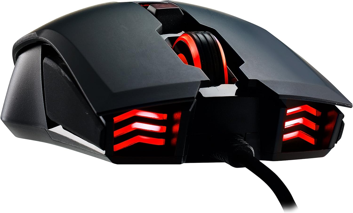 Cooler Master Devastator 3 Gaming Keyboard & Mouse Combo - Membrane Switches with 7 Colour LED Backlighting, Dedicated Media Keys & Wrist Rest - MM110 Gaming Mouse - QWERTY UK Layout