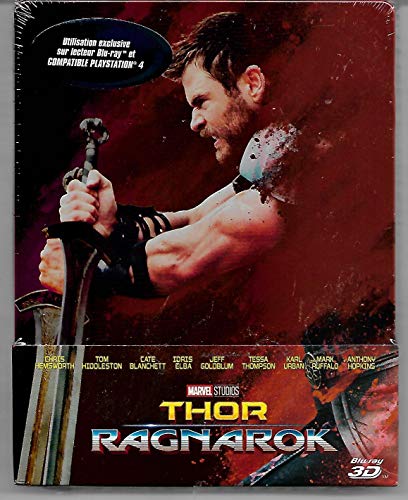 Thor Ragnarok 3D Boitier Metal/Blu-Ray (Region 2)
