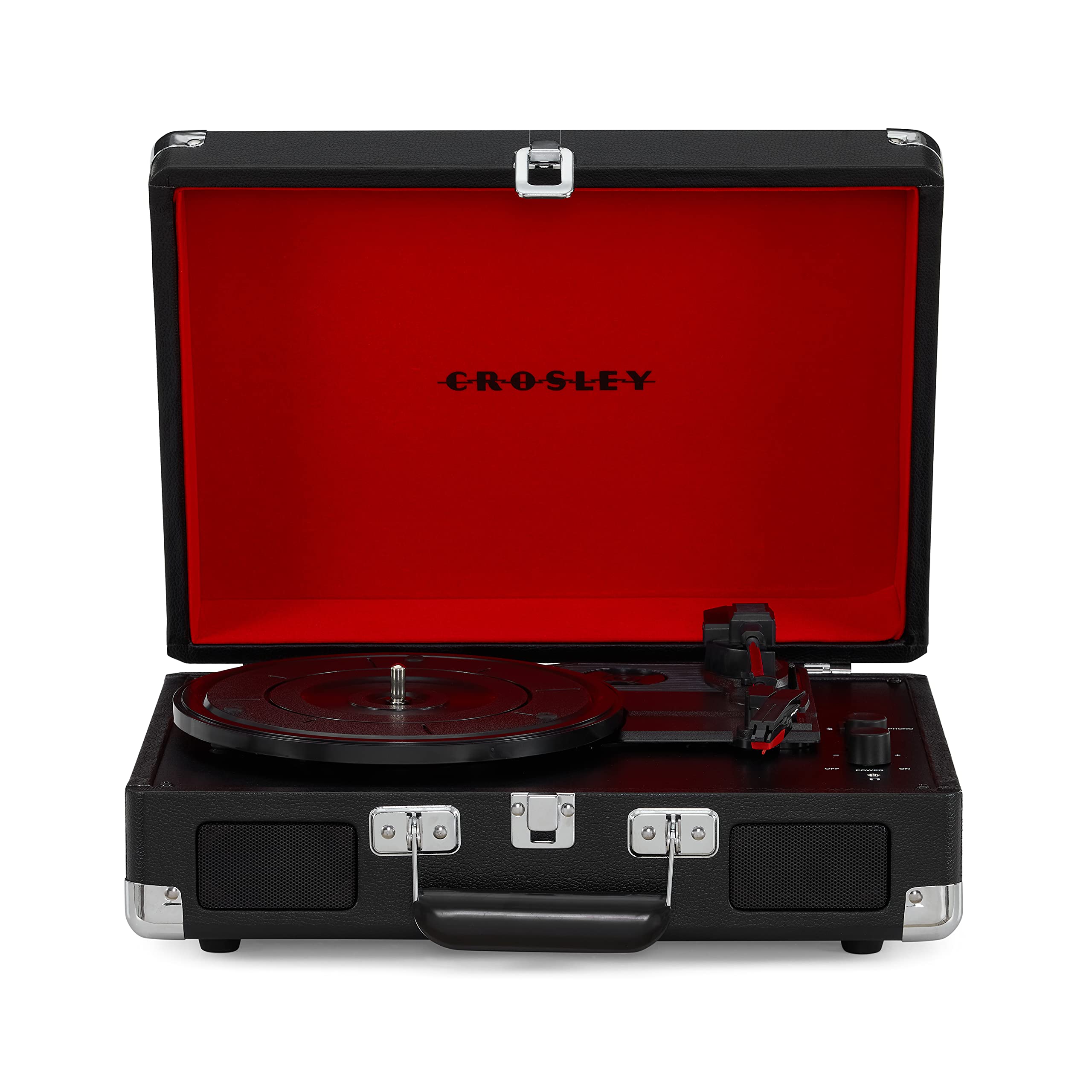 Crosley Cruiser Deluxe - Black - 2 Way Bluetooth!